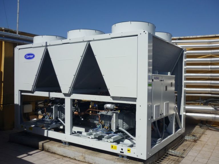 Planta enfriadora, Hospital Los Manzanos, Logroño