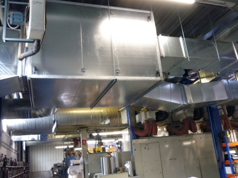 Recuperador de energía del aire